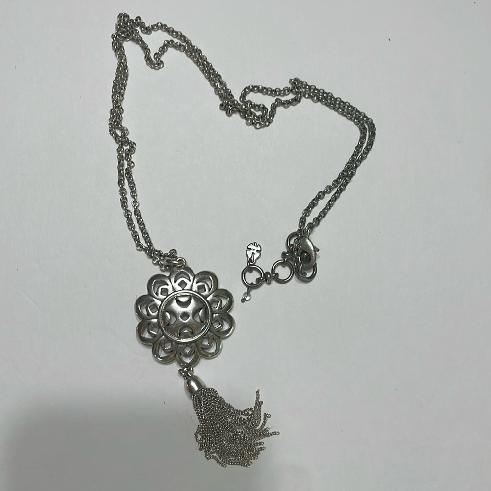 Lucky brand medallion necklace